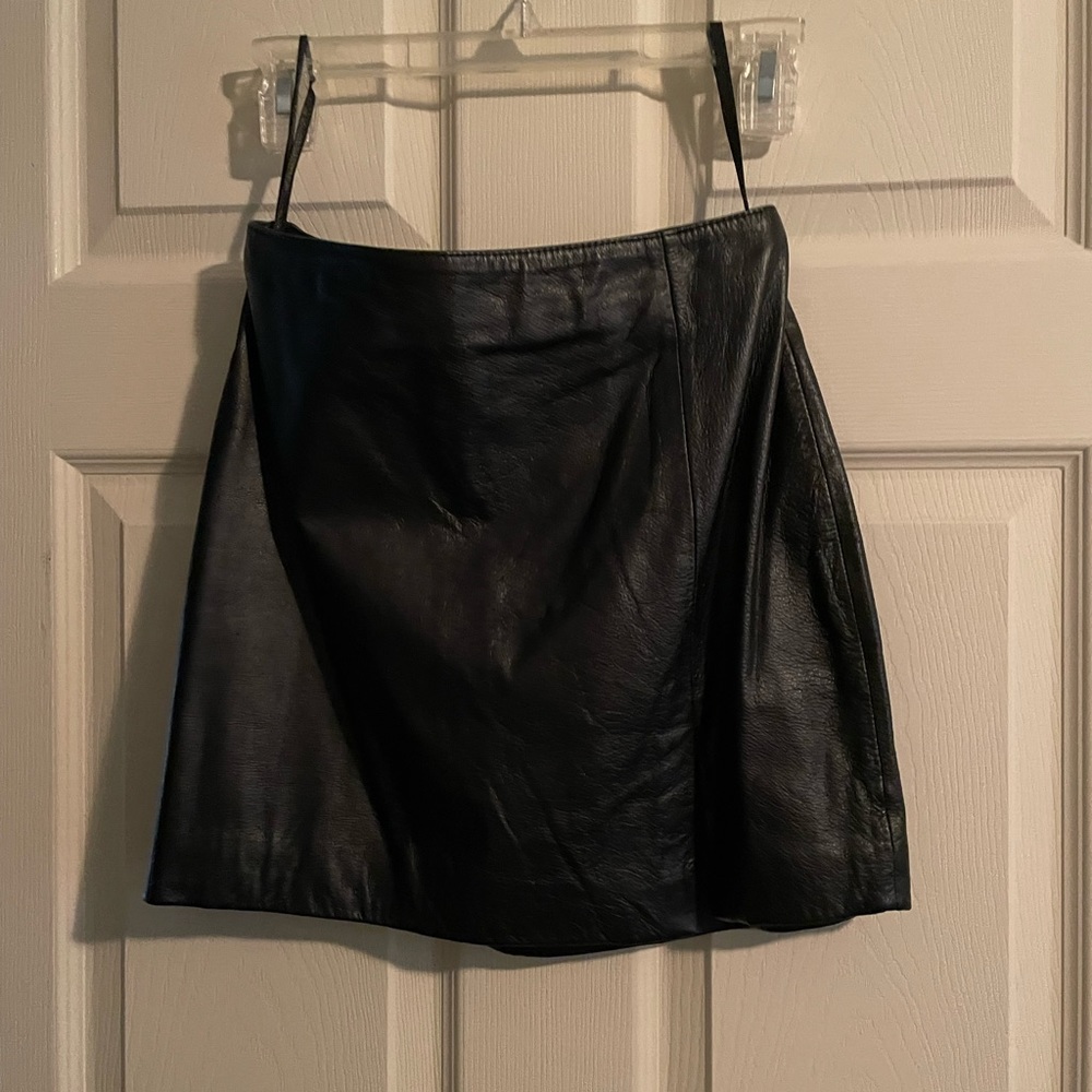 Vintage 80’s Wilson’a leather mini skirt